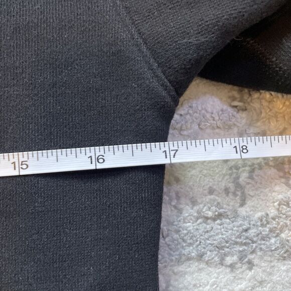 Lululemon Lab Shadow Jacket XS Cotton Fleece Moto Black Gold Zippers RARE W4G50S - Picture 7 of 8